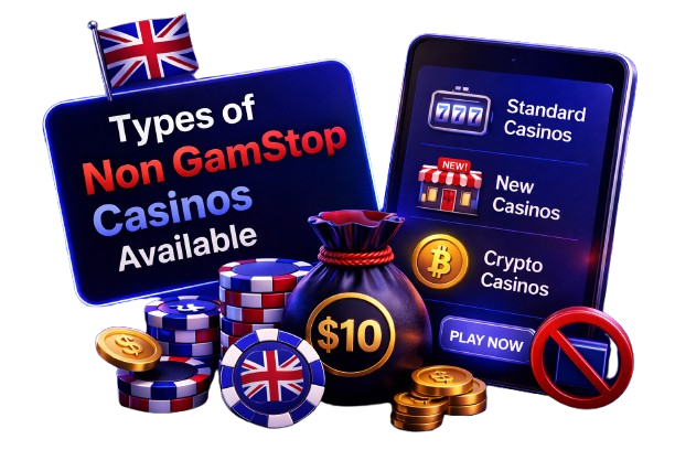 Types of non GamStop casinos