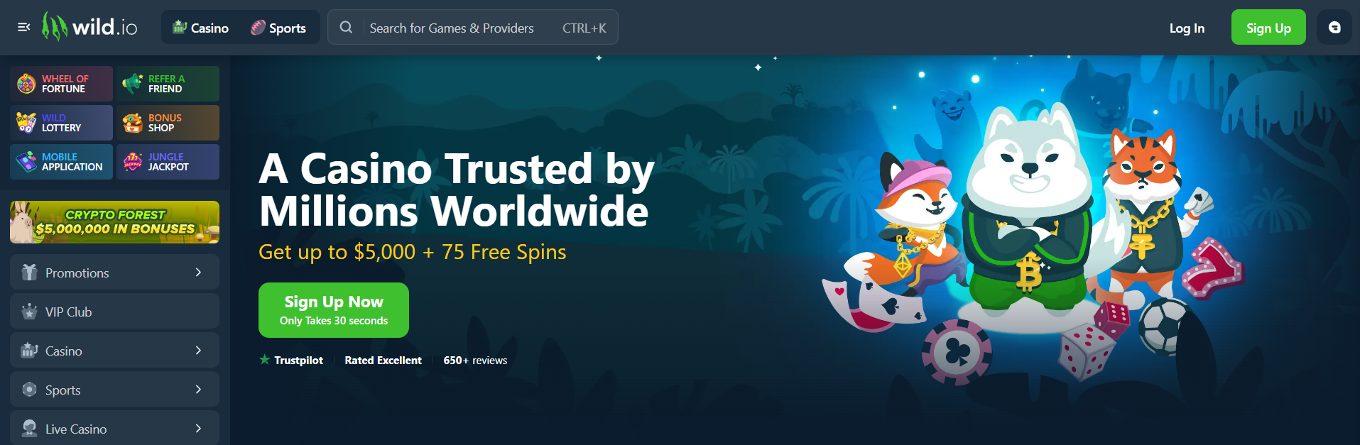 Wild Casino screenshot